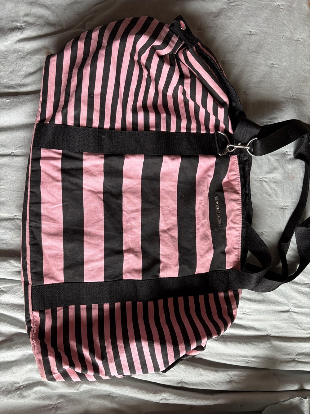 Victoria’s Secret Striped Oversized Tote Bag